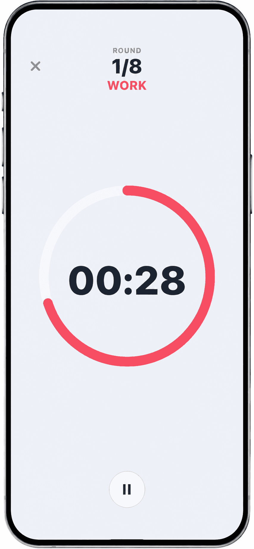 SwiftFlow app screenshot showing preset selection and session flow