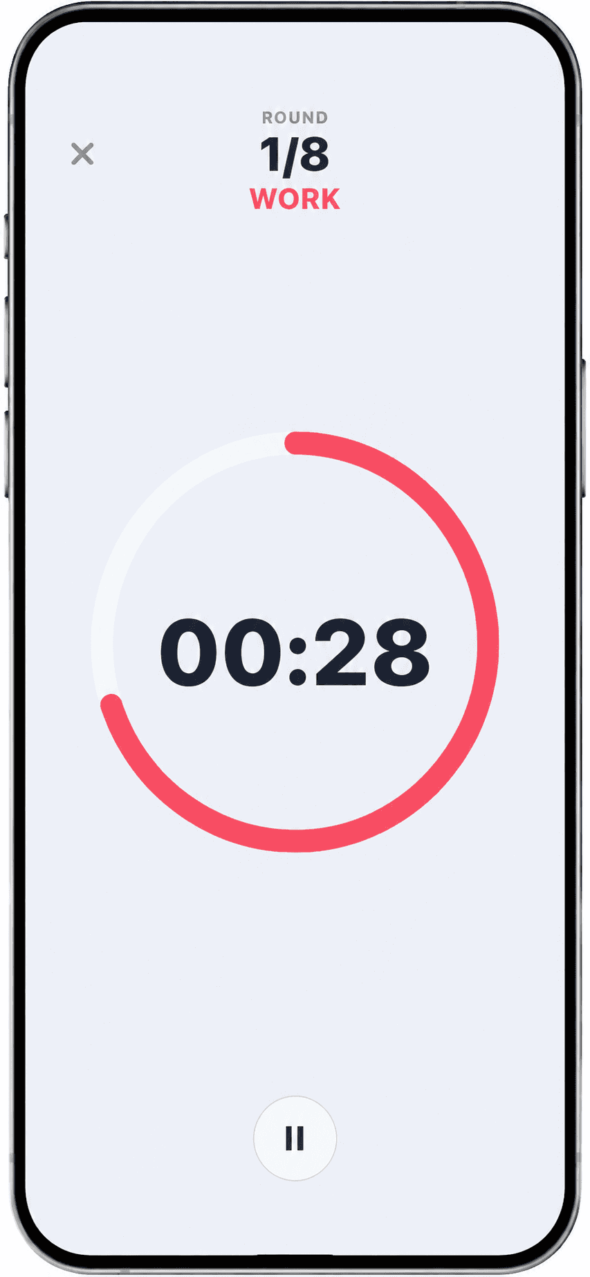 SwiftFlow app screenshot showing preset selection and session flow